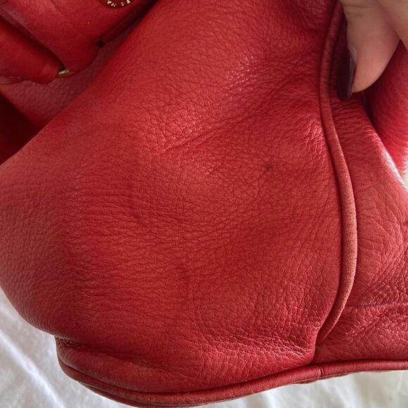 Marc Jacobs Red Safron hobo Bag EUC - Picture 11 of 14